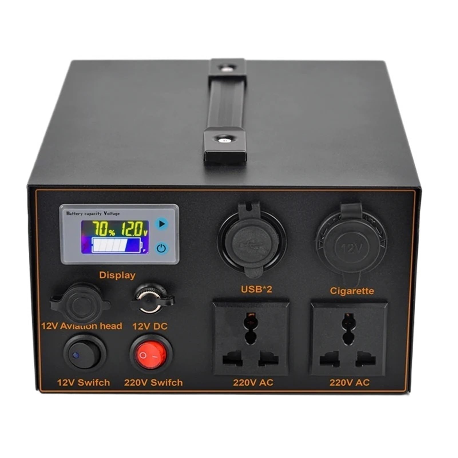 Portable Power Station 60Ah 500W 220V Lithium Battery Pack 110v 50A Inverter Rechargeable Outdoor Battery for Outdoor Camping