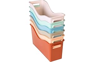 Really Good Stuff Easy Carry Book Buckets for Classroom Organization