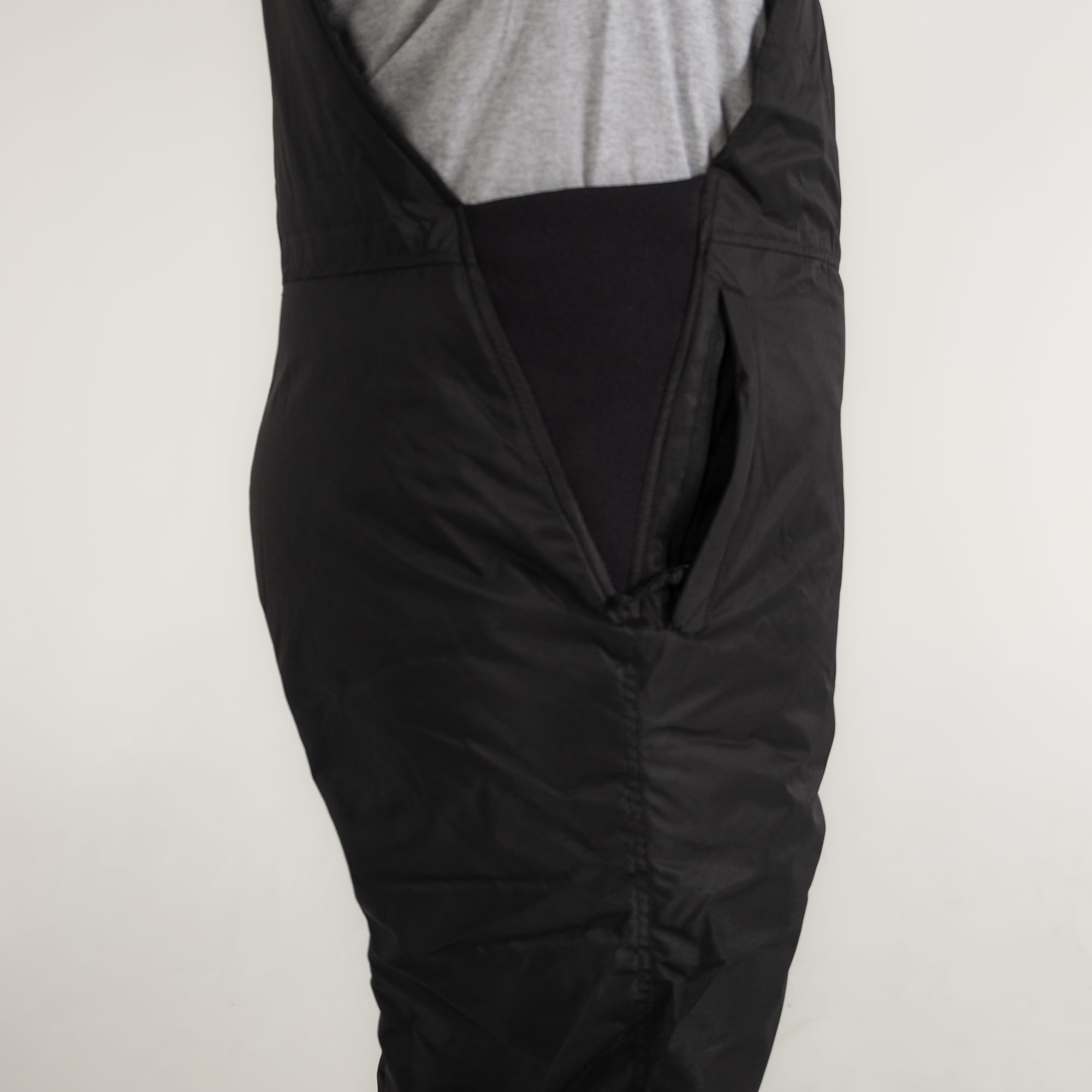 Snow Country Outerwear Mens Big 2XL-6XL Higher Front Skiing Snow Bib Overalls (5X Tall, Black)