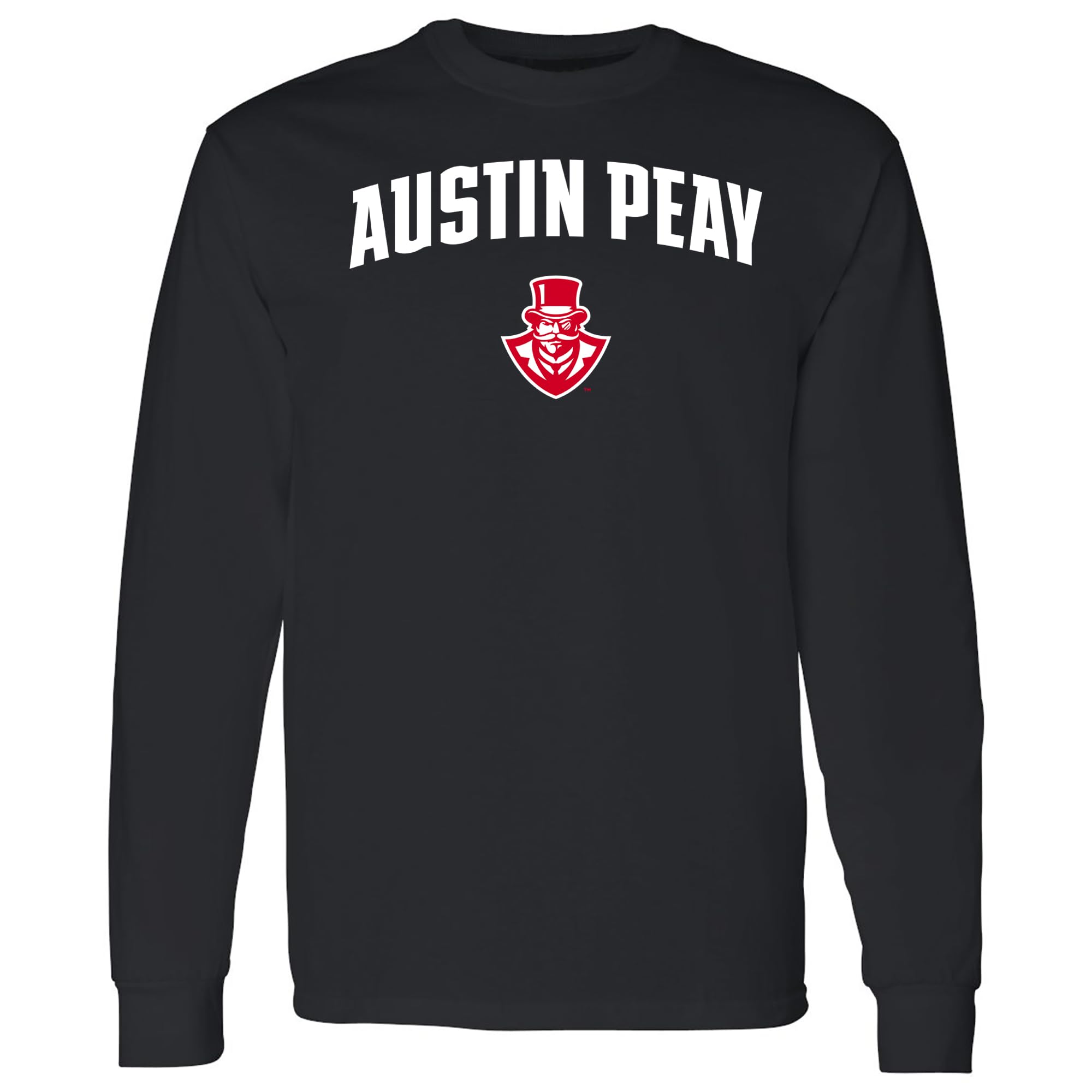 NCAA Officially Licensed College - University Team Color Arch Logo Long Sleeve - black - XXXL — image 1
