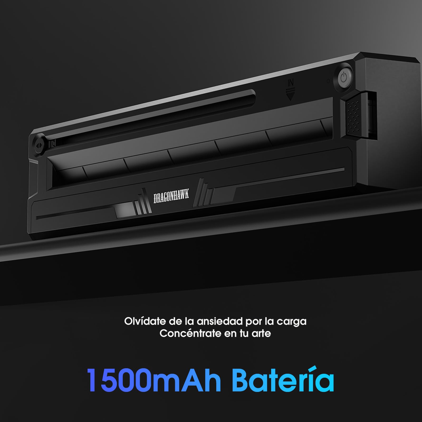Dragonhawk A4 Impresora Térmica Inalámbrica para Esténciles de Tatuajes Portátil Compatible con Teléfono Tablet PC