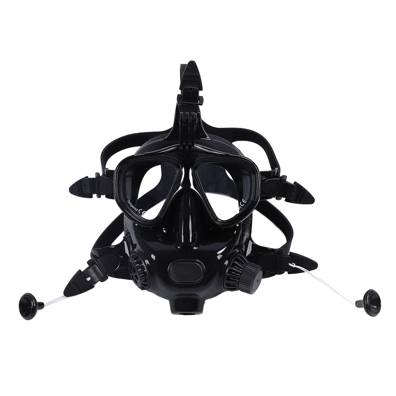 Tanque de Buceo, de Buceo Portátil de 1L para Entrenamiento de Respiración Subacuática con Gafas de Cara Completa