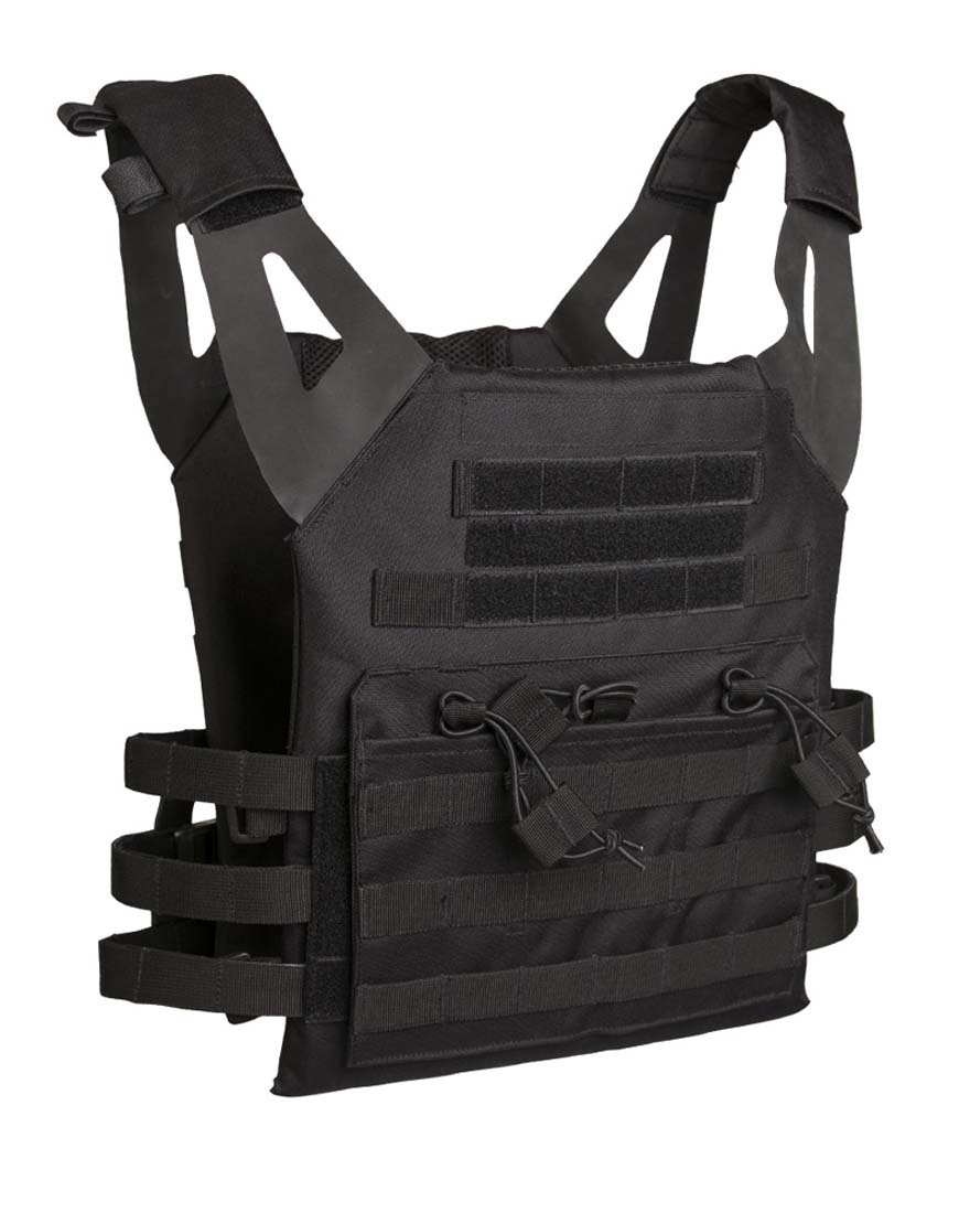 Mil-Tec Plate Carrier Gen.Ii Vest Black One Size