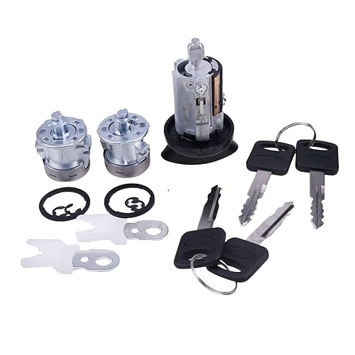 Miniatura 2 de ZTUOAUMA Interruptor de encendido Kit de llave de cilindro de cerradura de puerta 7C3Z-1521990-A 707624 703362 para Ford F150 F250 F350 F450 Super