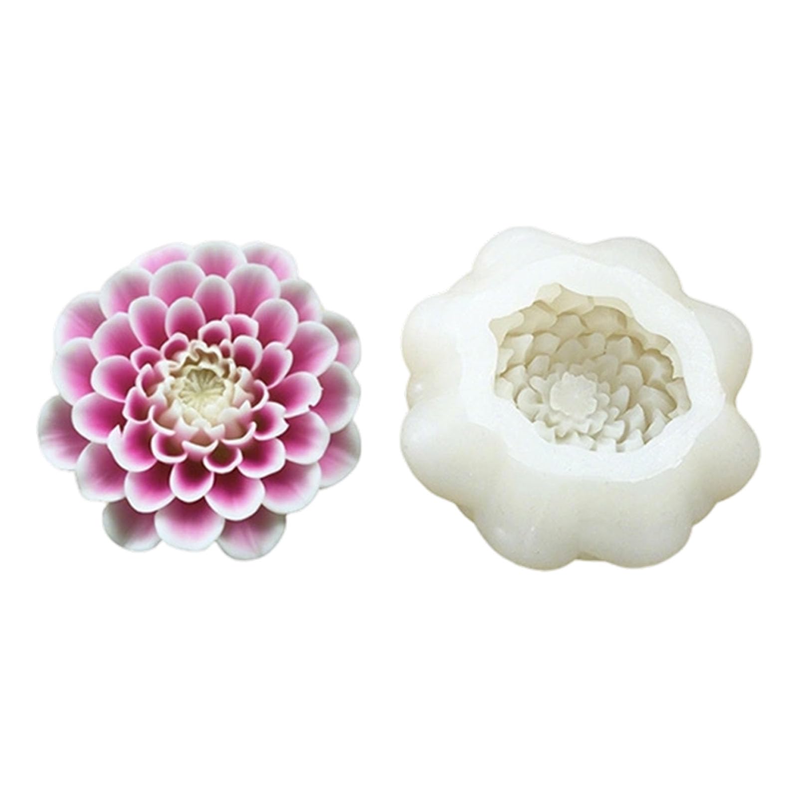 Osniyaw Xq7459 Floral Silicone Molds For Epoxy Resin Making, Candle Soap Heat Resistant, Easy Demoulding, Flower Mold, Silicone Mold, Flower Craft Mould