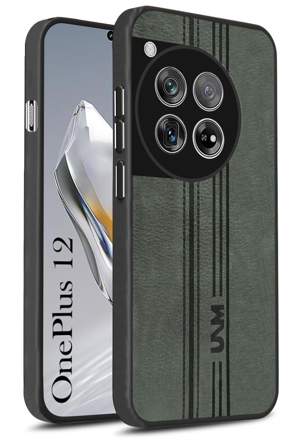 Jkobi Back Cover Case for OnePlus 12 5G (Leather Finish | Anti Skid Side Grip | Soft Touch | Minimalist Design | Grey) (B0D1K11KV4) Amazon Price History, Amazon Price Tracker