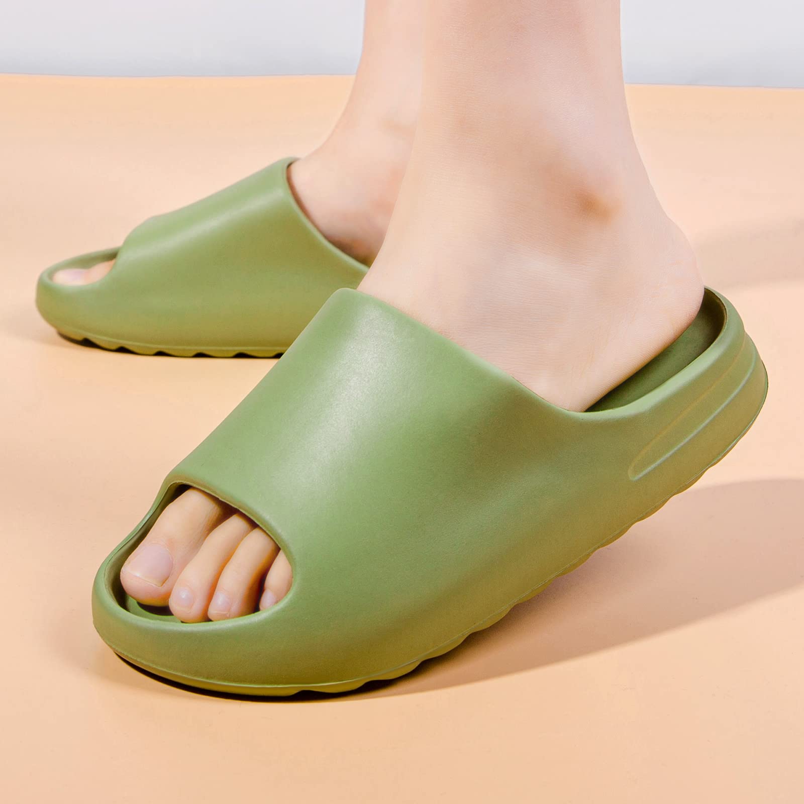 Jesindr Cozy Slides Original Uomo Donna Ciabatte da Bagno Antiscivolo Ciabatte Da Bagno Ciabatte Morbide Nuvole Schlappi Scarpe Nuvolose Unisex Gomma Cloud Slippers Estate Beach Slide Sandali