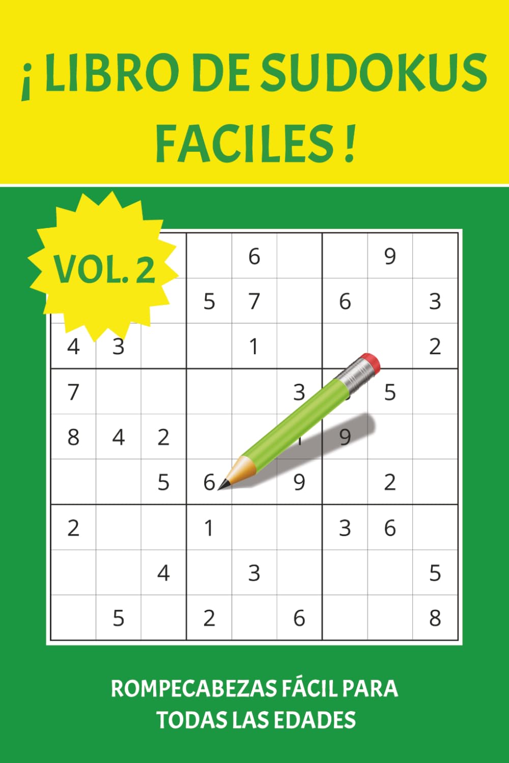 Libro de Sudoku para principiantes: Rompecabezas de Dificultad Fácil, con letra de tamaño fácil de leer | 15.24 X 22.86 cm, 110 páginas | + 50 ... viajes, ratos libres o momentos de relajación
