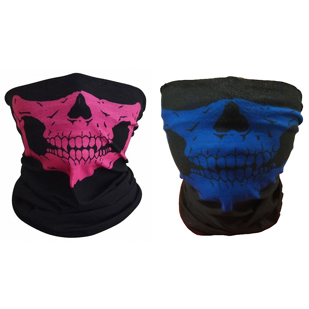 Ulalaza ToBe-U Seamless Multi Function Half Face Skull Tube Mask for Halloween — image 1