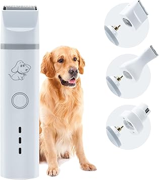 Amazon Mcbazel 3 In 1 多機能 ペットバリカン 犬用 猫用 小動物用 グルーミングセット 電動爪やすり 充電式コードレス 超低騒音 ペット毛剃り 2段階スピード調節 小型 軽量 家庭用 業務用 初心者 プロも適用 Mcbazel バリカン 通販