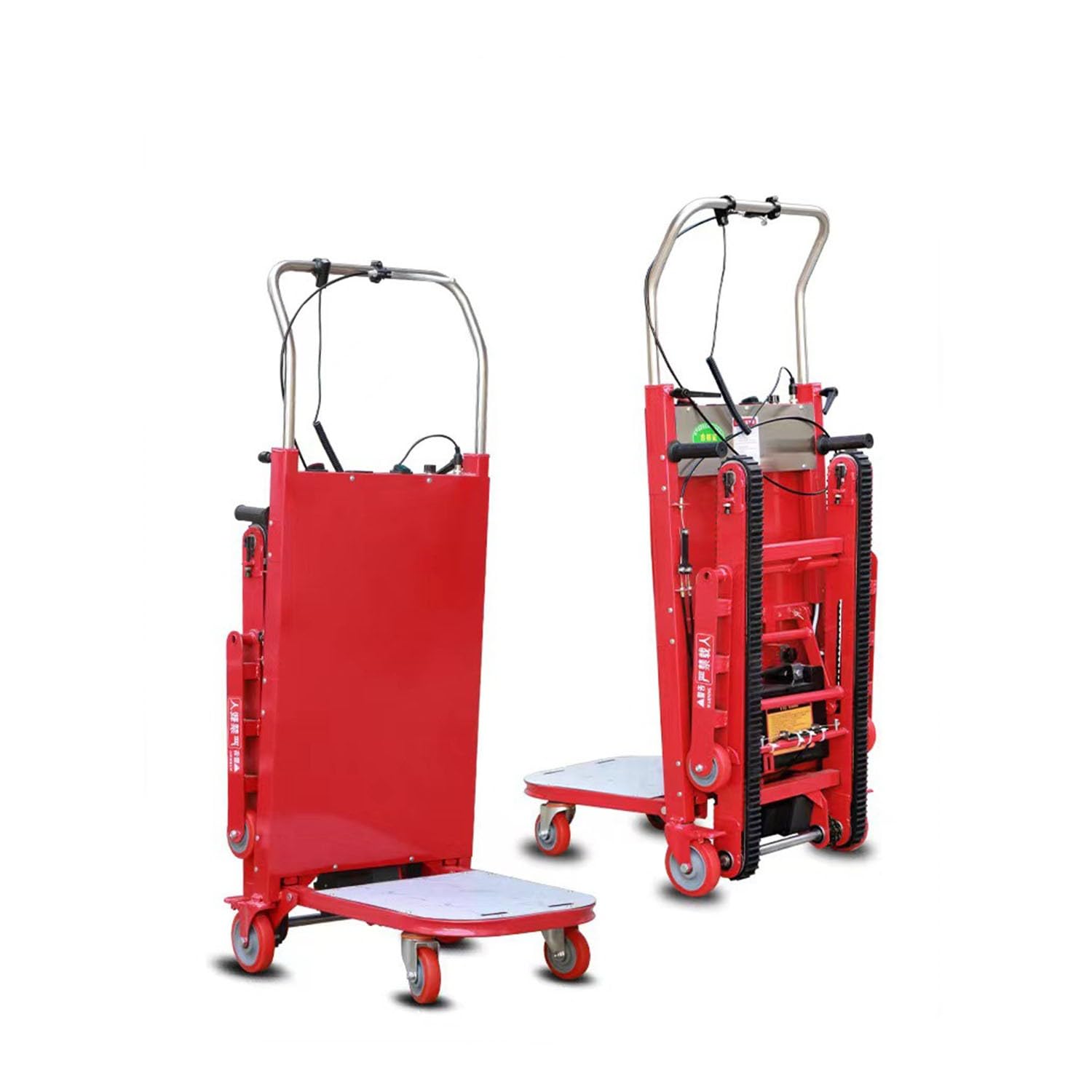 Elektrischer Raupen Treppensteiger,Tragbarer Leichter Treppenlift,Elektrischer Treppensteiger-handwagen,für Familienumzüge, Lagerlogistik,Verteilu A,800W