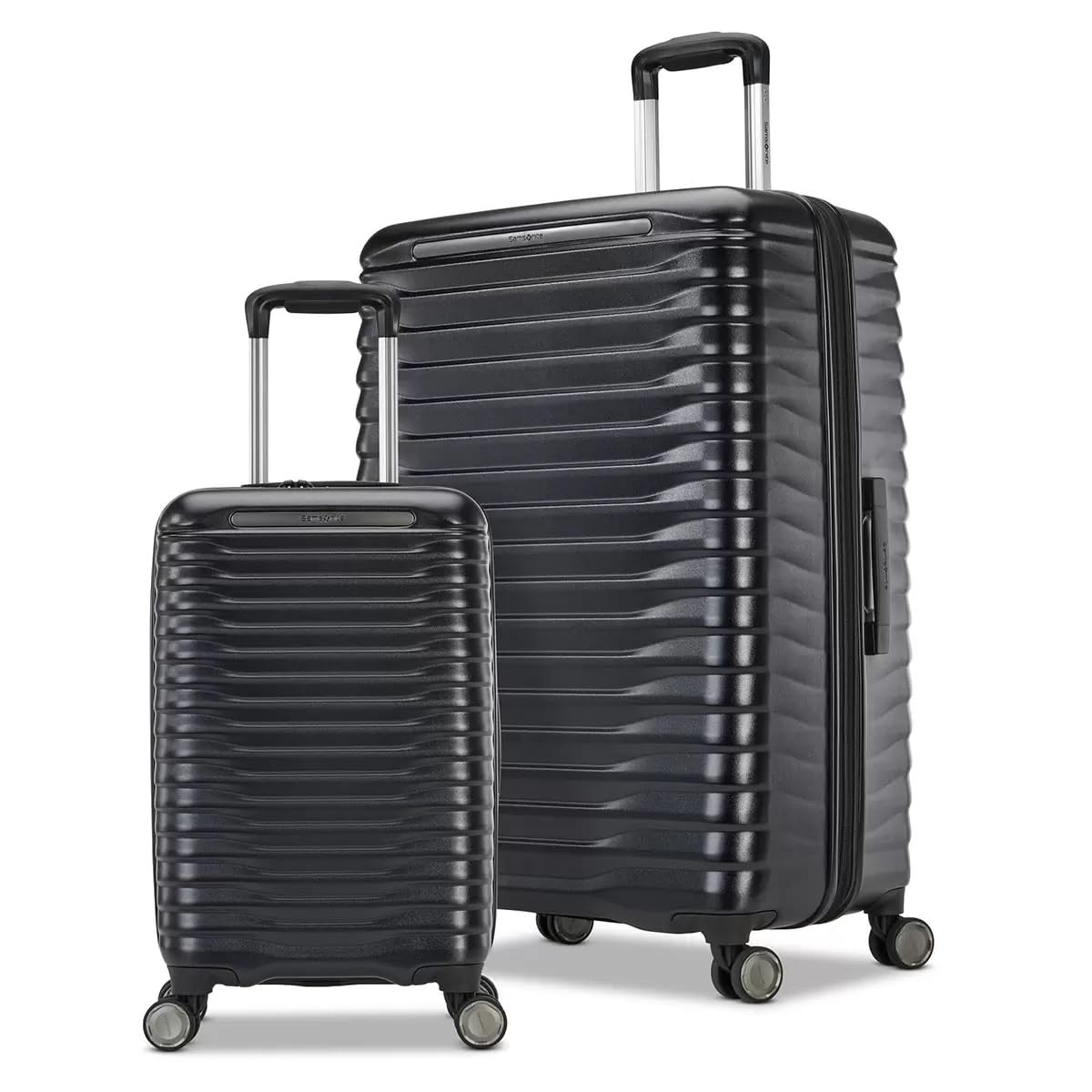 Samsonite Element - Set di valigie rigide, 2 pezzi, colore: Nero