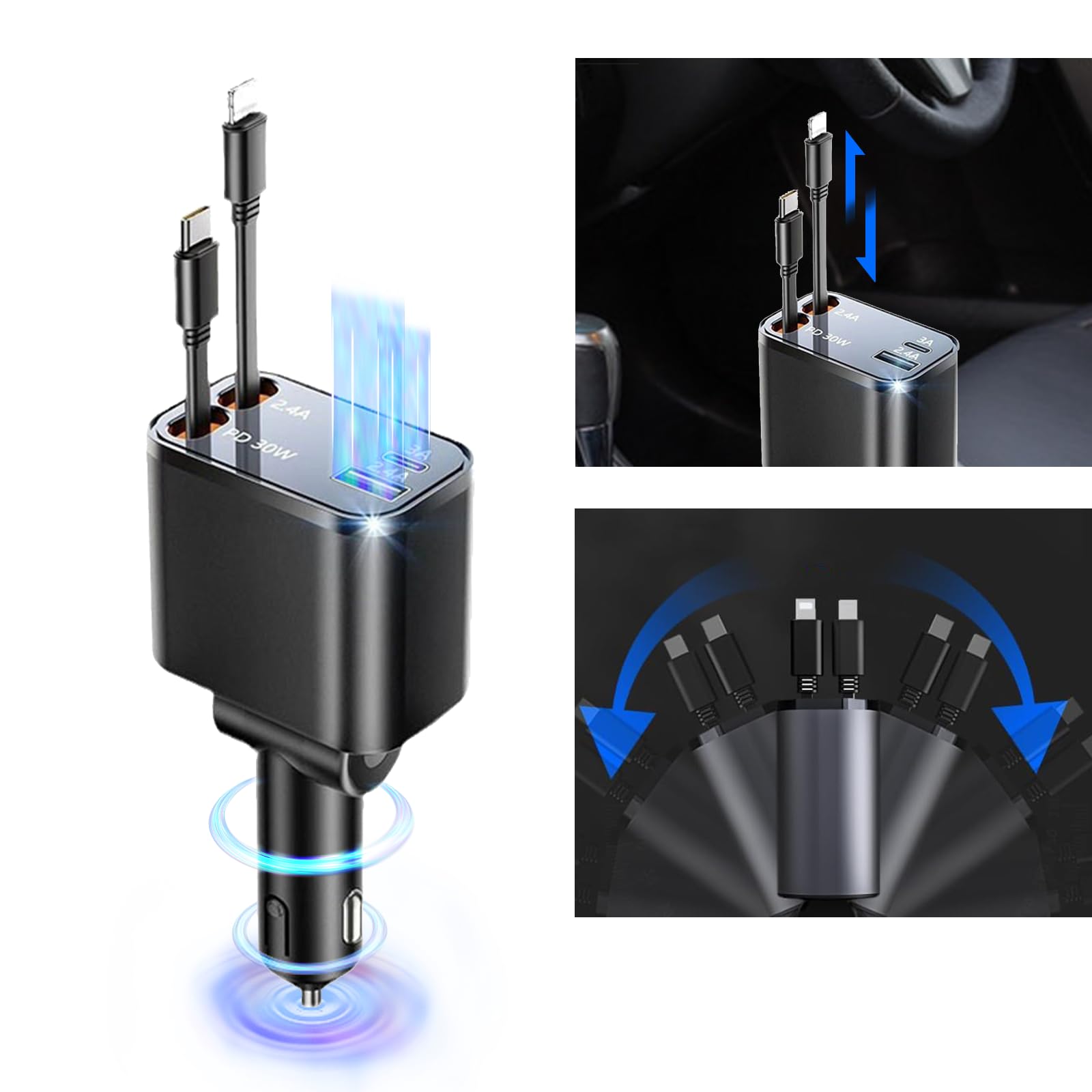 Gerbing 7V Battery Dual Car Charger (Cabela's Branded)