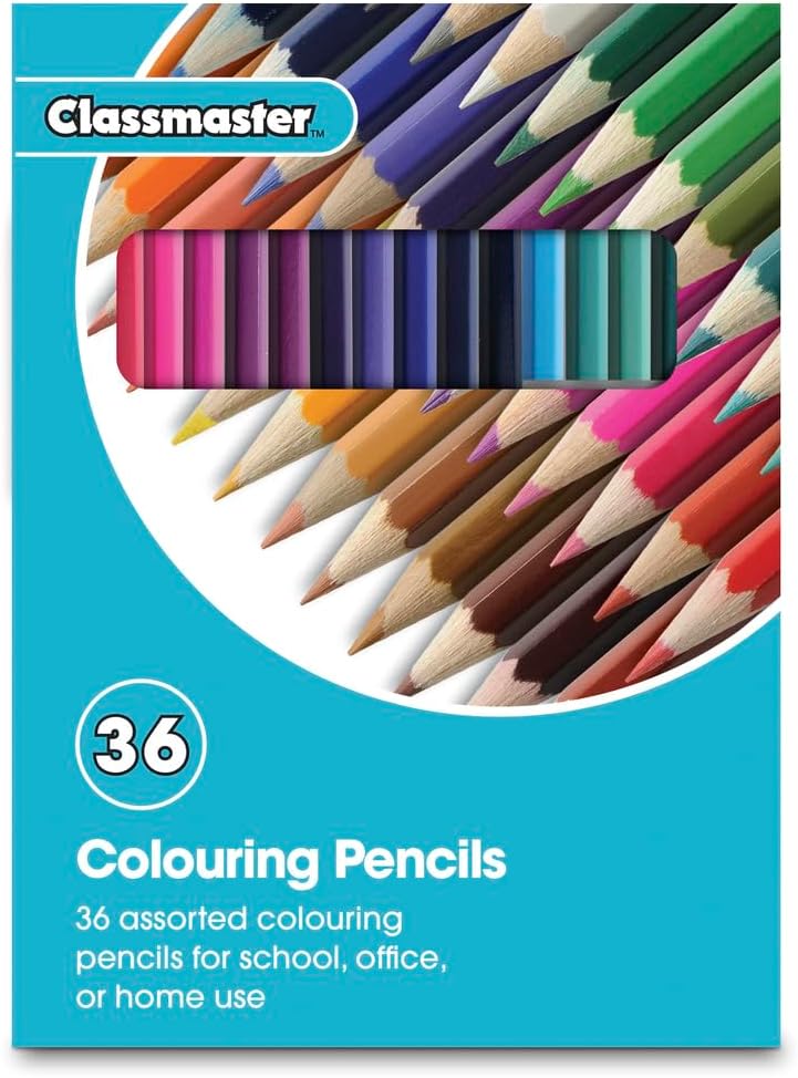Classmaster CPW36 Box of Colouring Pencils (Pack of 36)