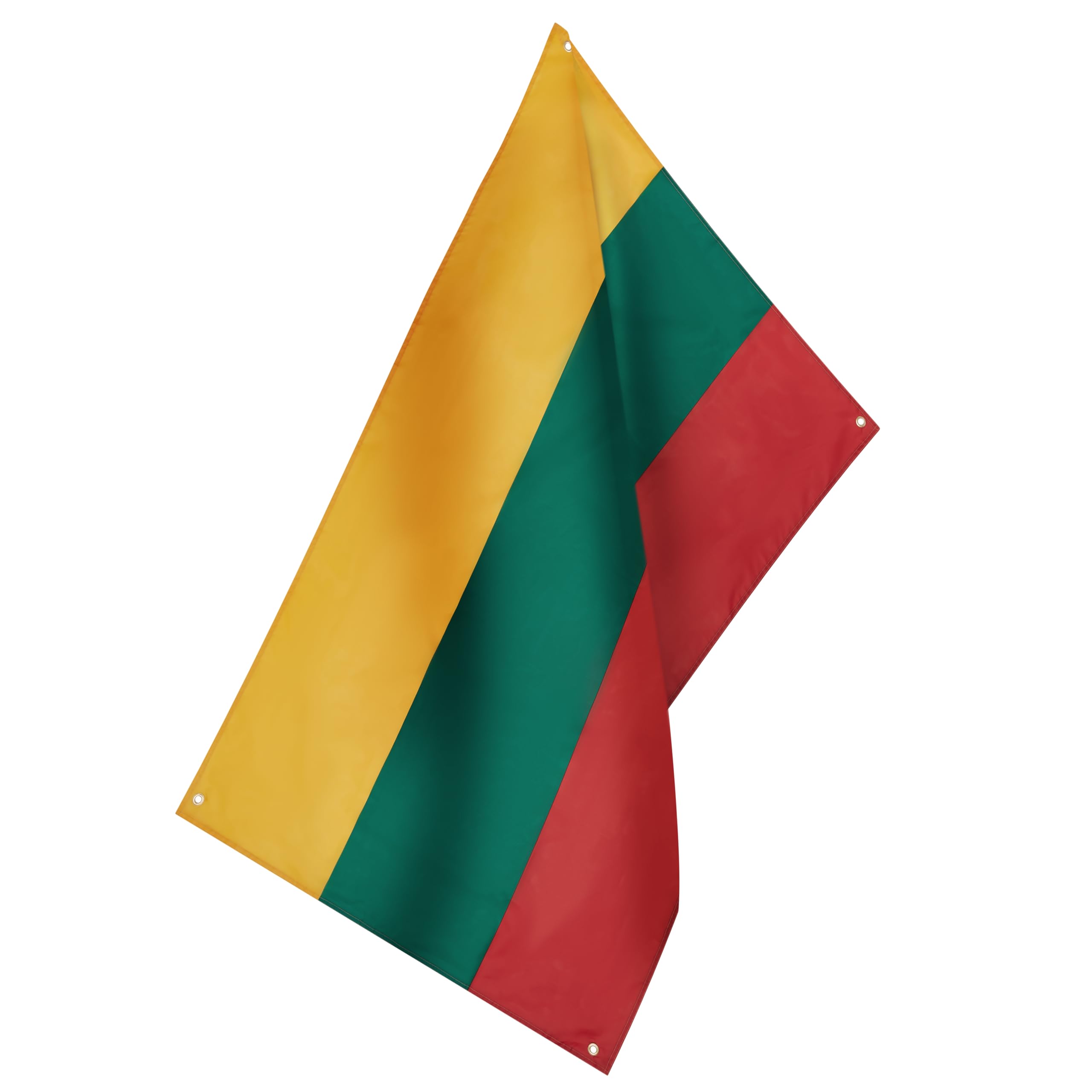 Runesol Lithuania flag, 91x152cm, 3ft x 5ft, 4 Grommets, Eyelet in Each Corner, Lithuanian Republic Premium Flag, Inside - Image 3