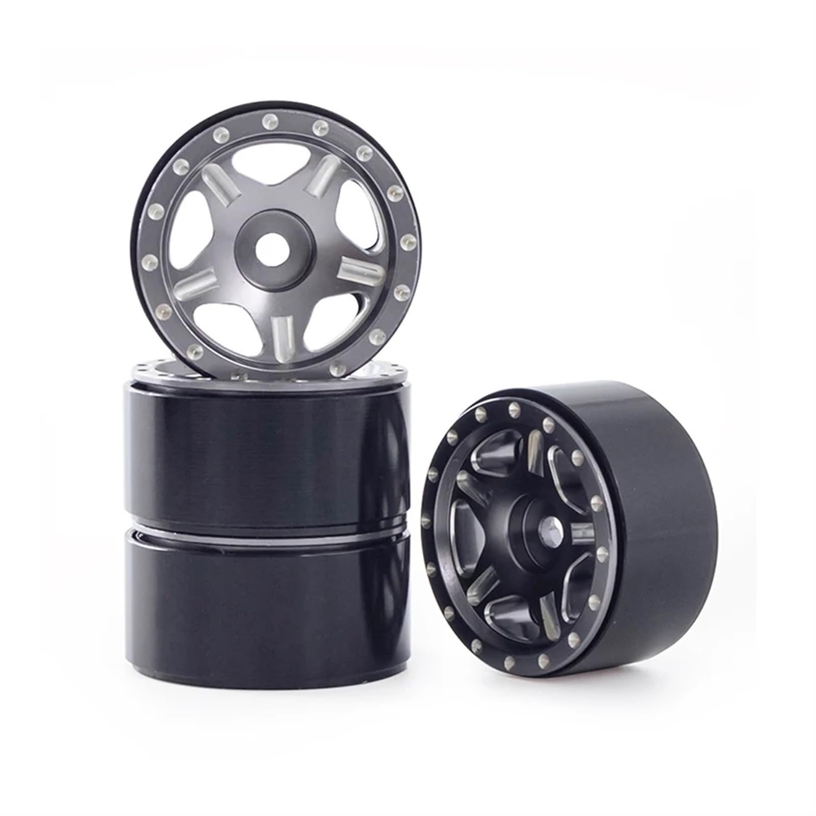 Compatibile Con AX24 Per Wrangler Per JLU Per Deadbolt C10 B17 Cerchi In Metallo Da 1.0 Pollici Pneumatici In Gomma Per 1/24 1/18 RC Crawler RC Pneumatico RC Car Ruota