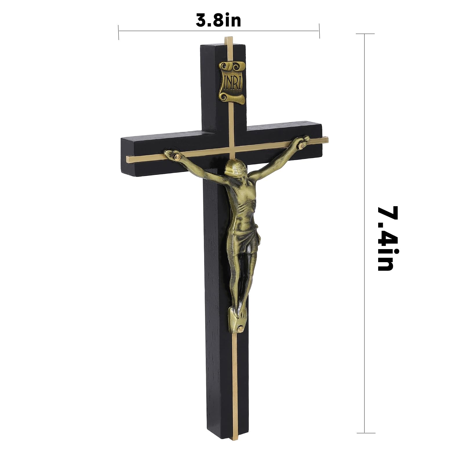 Amazon.com: VINETEN Cross | Crucifix Wall Cross | Handmade Black