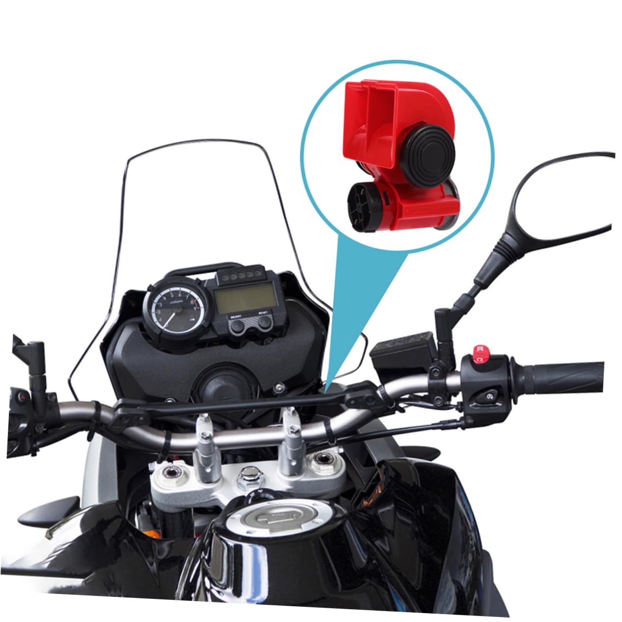 Cabilock Cuerno De Silbato Para Camión Bocina De Fuerte Bocina De Tren Eléctrica Para Coche y Camión Material Duradero