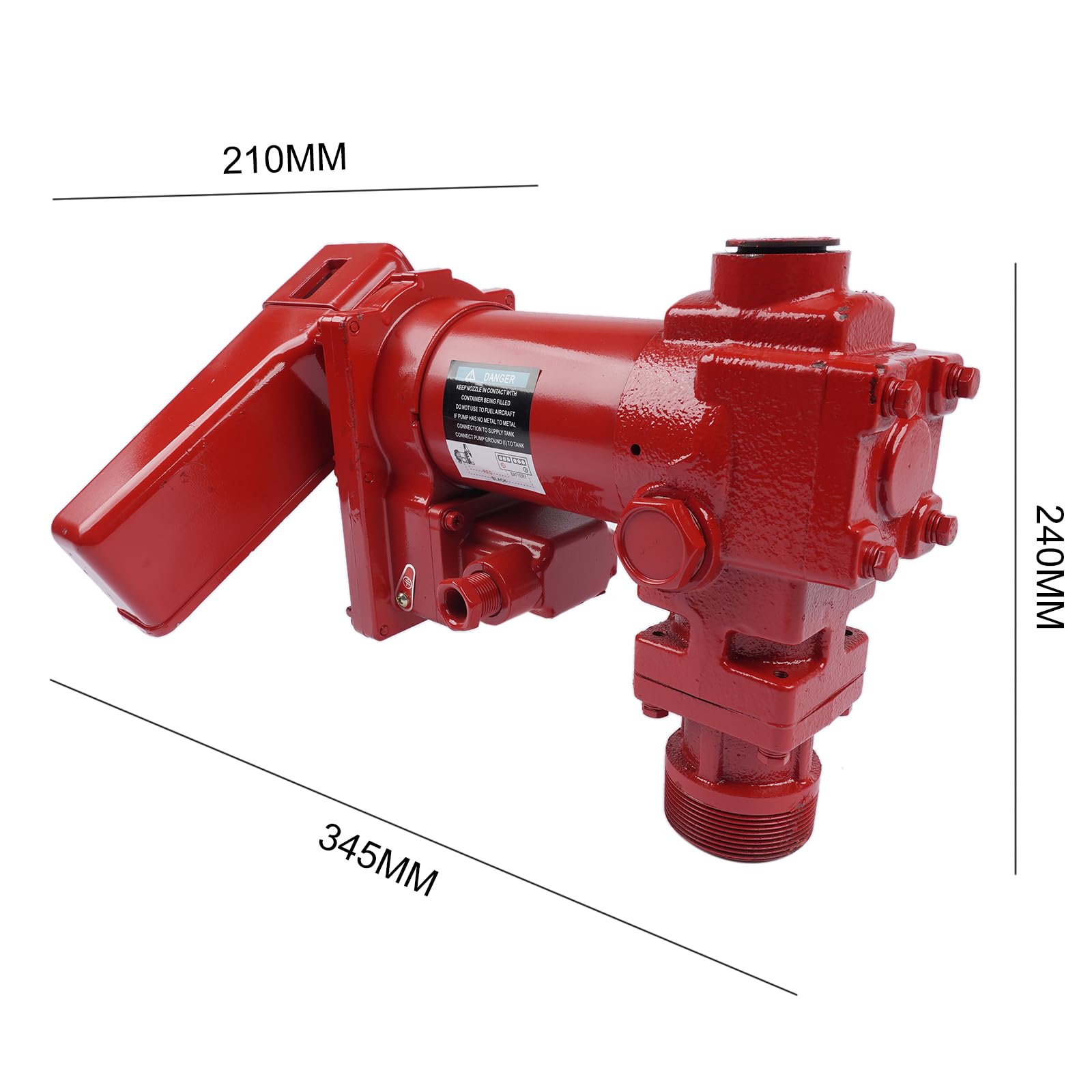 Amazon.com: Weonefit 20GPM 12V High-Flow Red Fuel Transfer