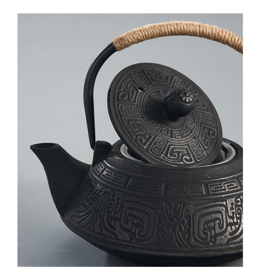 Tetera Japonesa Tetera Hierro Fundido Tetera Japonesa De Hierro Fundido, 27 Oz/800 Ml E Infusor De Té De Hojas Sueltas, Estufa De Tetera De Hierro Fundido Hervidor de Hierro Fundido Tetera de Hierro