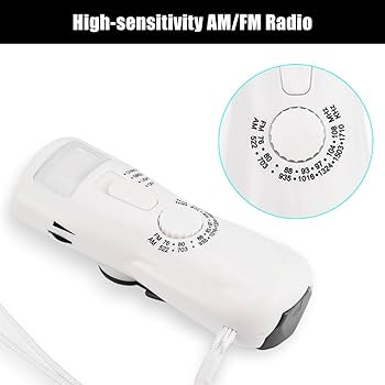 Amazon.co.jp: 懐中電灯 ダイナモラジオライト LEDライト 防災FM