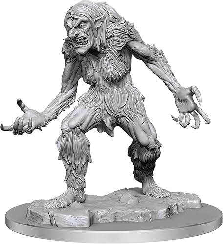 Dungeons & Dragons D&D Las maravillosas miniaturas sin pintar de Nolzur Ice Troll Femenino WZK 90425