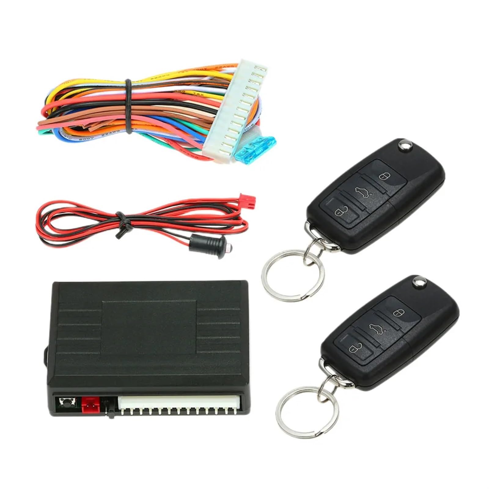 Auto Remote Central Kit Centralny zamek samochodu DIY Uniwersalny system dostępu bezkluczykowego System bezpieczeństwa alarmowy Łatwa instalacja i szeroka kompatybilność