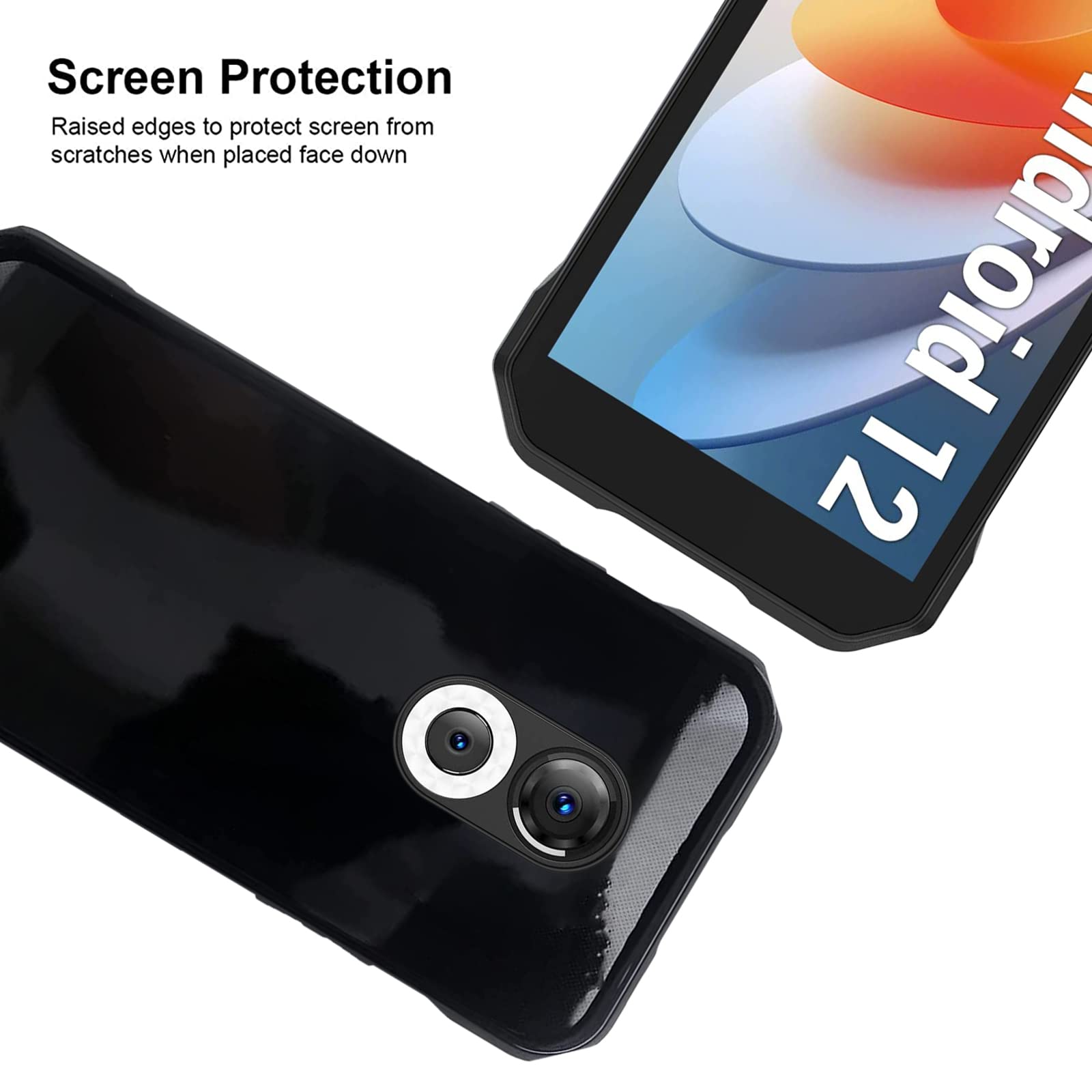 Custodia In Silicone Per Doogee S61 Pro, Cover Flessibile Antiurto E Antiscivolo, Morbida E Trasparente, Modello XS40