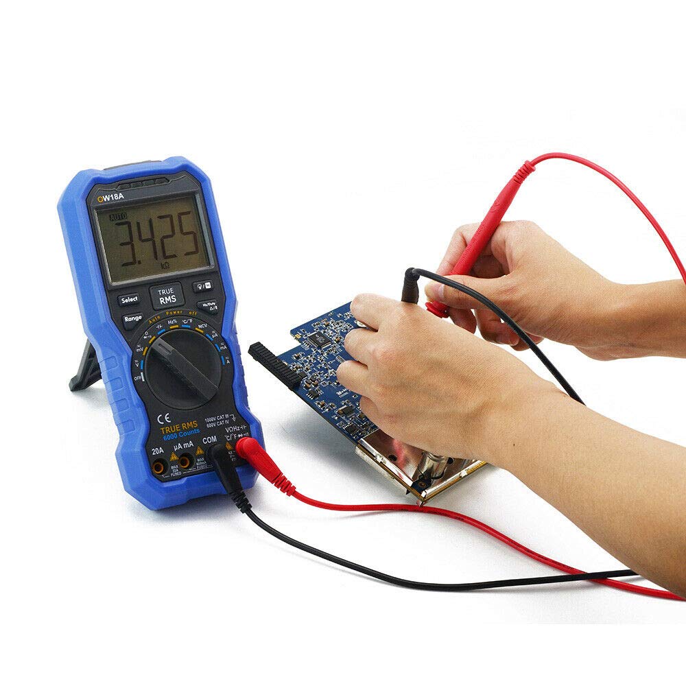 OWON OW18B Multimètre Numérique Enregistreur De Données Thermomètre Kit Bluetooth Ampèremètre Voltmètre Avec Thermocouple De Type K Digital Multimeter Thermometer