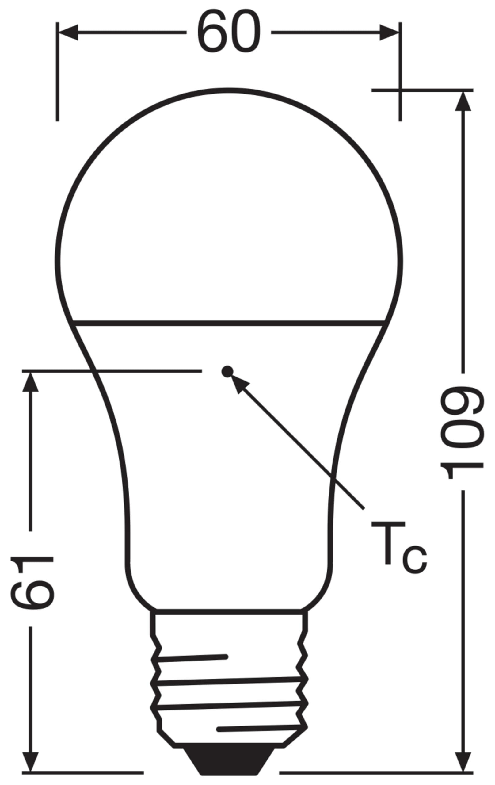 OSRAM Żarówka LED Base Classic A75, kształt żarówki 10W 840, 4000K, zimna biel, E27, matowa, 1055 lm, odporna na wstrząsy i wibracje