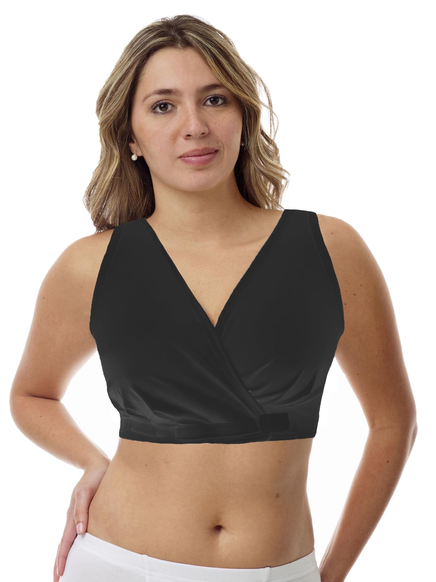 Underworks USA Arthritis Bra with Hook and Loop Closure - Sleep Leisure Breastfeeding Bra 3177