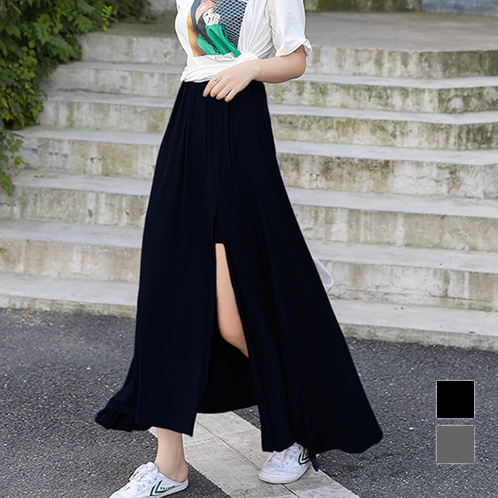 Amazon.co.jp: [miniministore] ロングスカートインナーショートパンツ