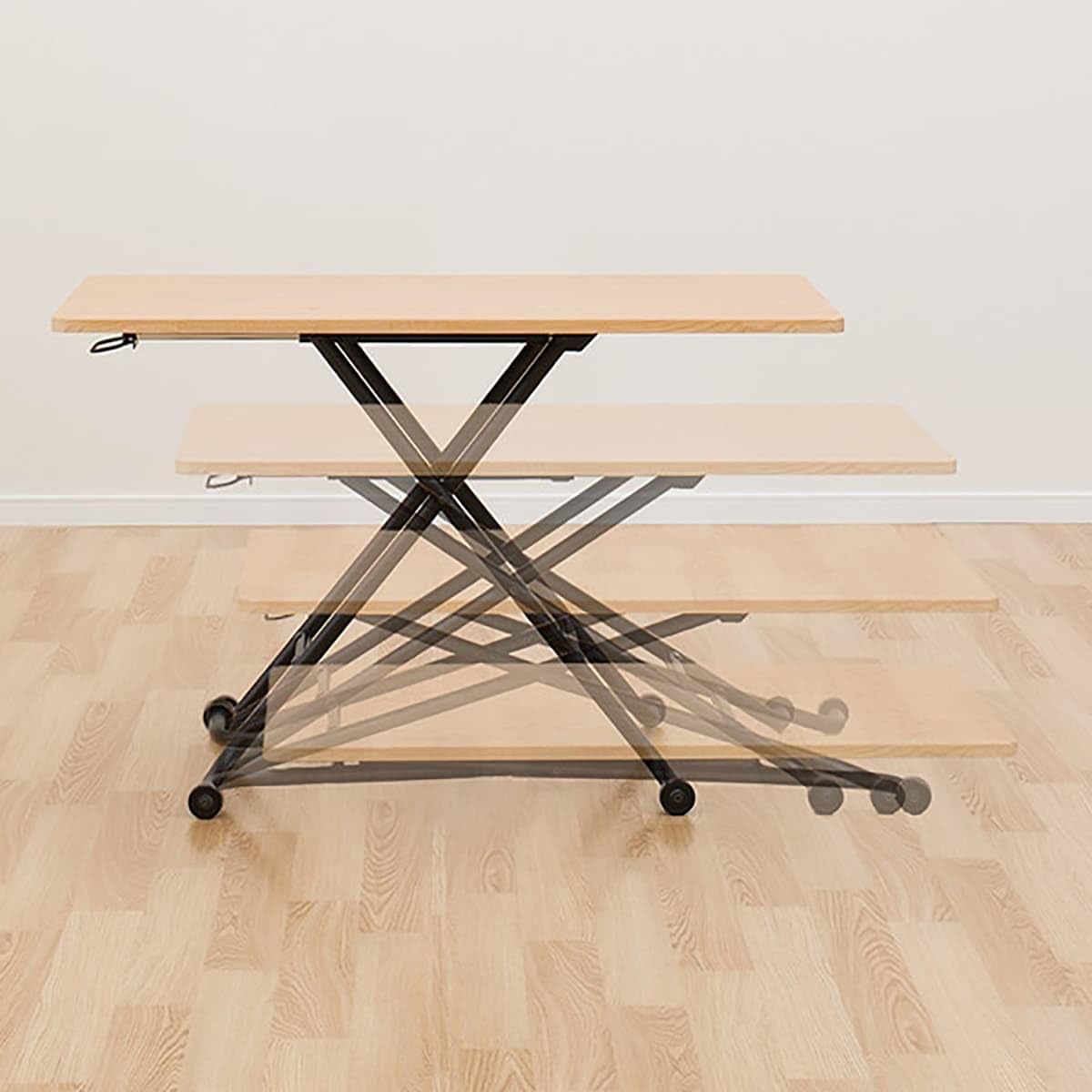 Amazon｜ニトリ 昇降 センターテーブル ライザN ライトブラウン