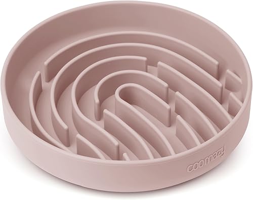 Miniatura 16 de Coomazy Cuencos para perros grandes de silicona de alimentación lenta, juguete interactivo de rompecabezas para el entrenamiento de alimentos