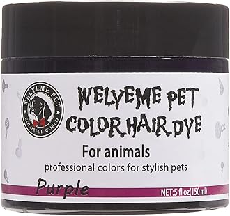 Purple Dog Hair Dye - Permanent, Professional, Safe for Dogs and Horses - Bright Color