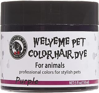 Purple Dog Hair Dye - Permanent, Professional, Safe for Dogs and Horses - Bright Color