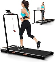 Laufband für Zuhause, Klappbares Laufband mit Fernbedienung und LED-Display, Elektrisches Laufband für Jogging und Laufen, Leises Fitness Laufband mit Steigung und Doppelte Stoßdämpfung