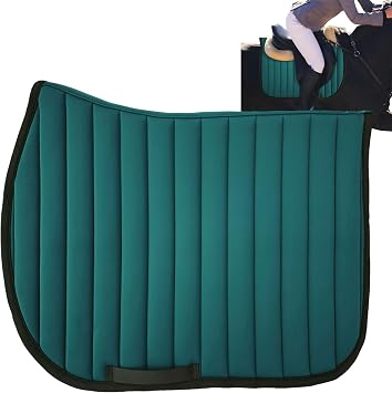 Horse Sattle Pad Western, Pony Saddle Pad - Sweat Tailing Comfortable Saddle Board Pad, Stylishequestrian Riding Equipment for Beginners Enthusiasts Professionals