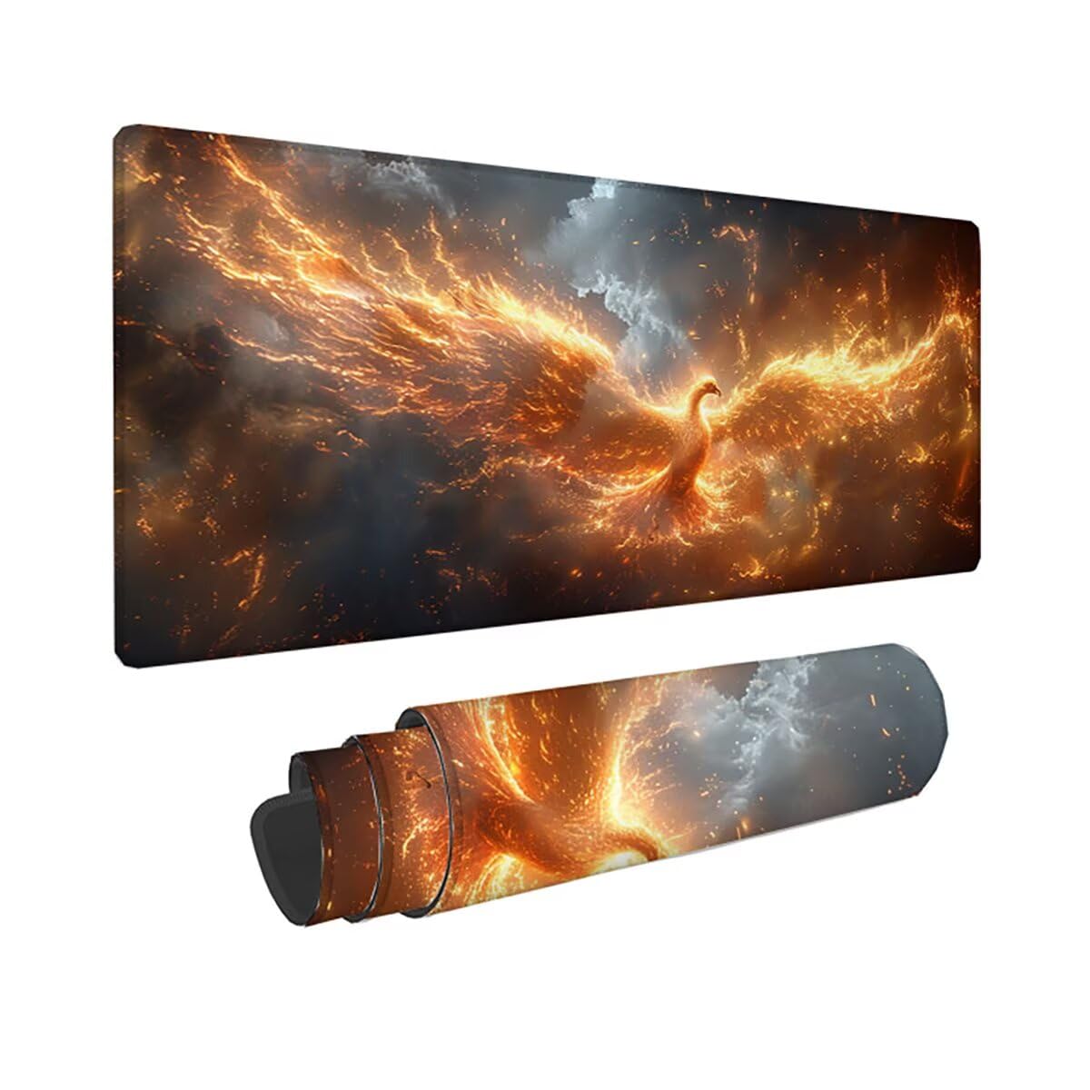 Tappetino per Mouse Gaming XXL 1200x600x3mm – Ufficio Mousepad Grande Migliora la Velocità e la Precisione Tenuta Stabile Sottomano per Ufficio e Casa Accessori Scrivania Animale Astratto LMDT12422