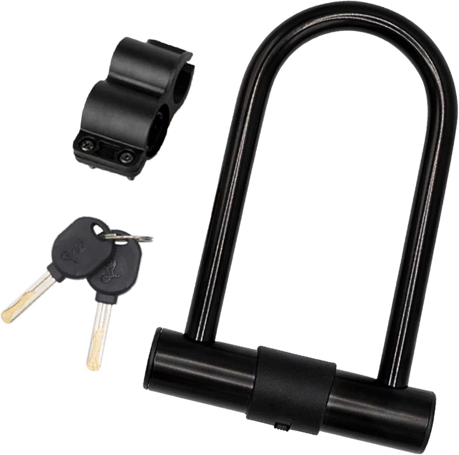 Bike Lock, High Security U Shaped Bike Lock 14mm Anti Theft D Shackle