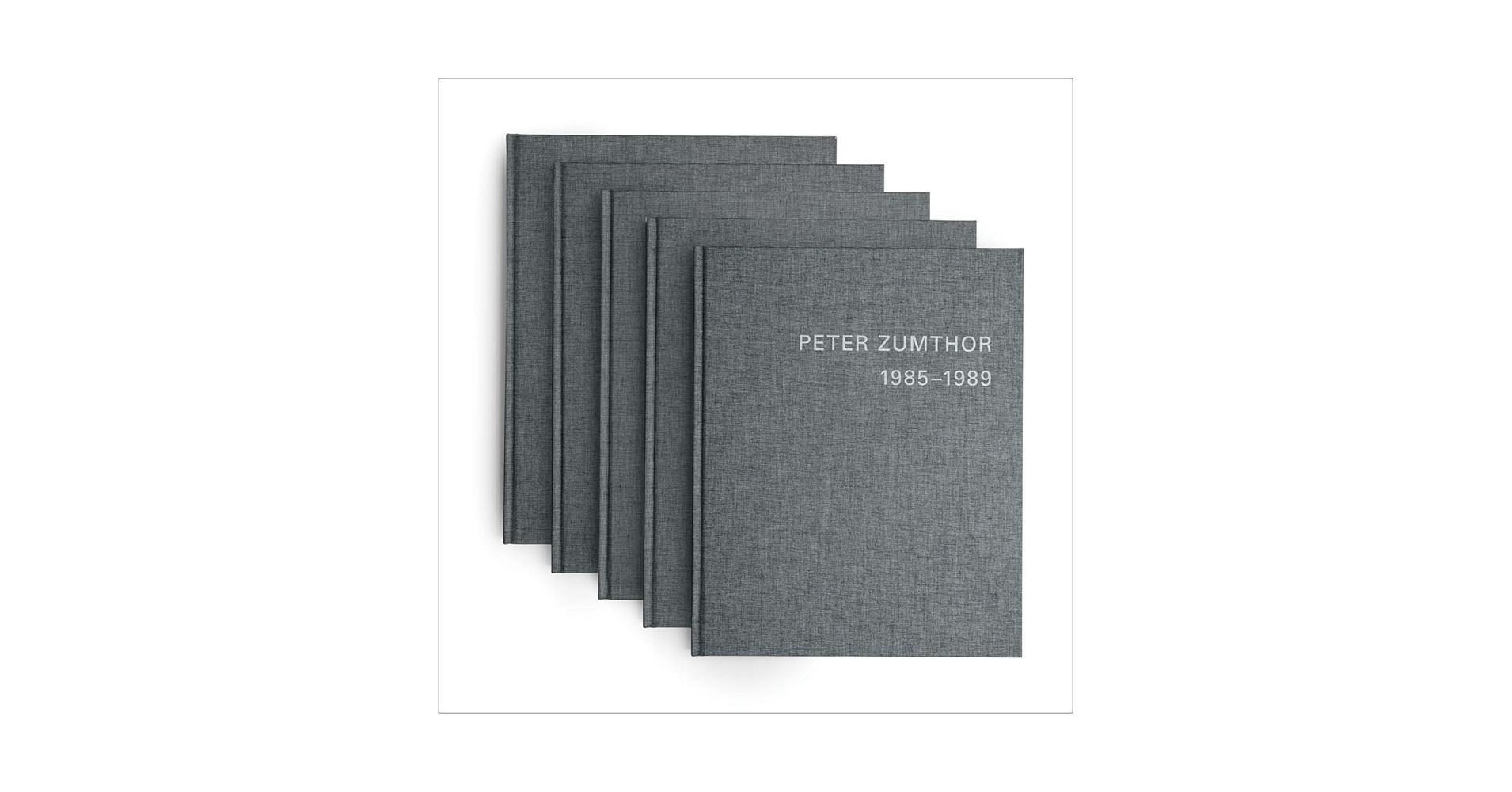 PETER ZUMTHOR 作品集 5冊セット Peter Zumthor 1985-2013 , Five Volumes, New Edition, 2024