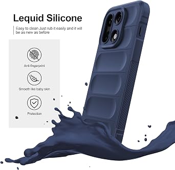 Silicone Case for OnePlus 15, Blue