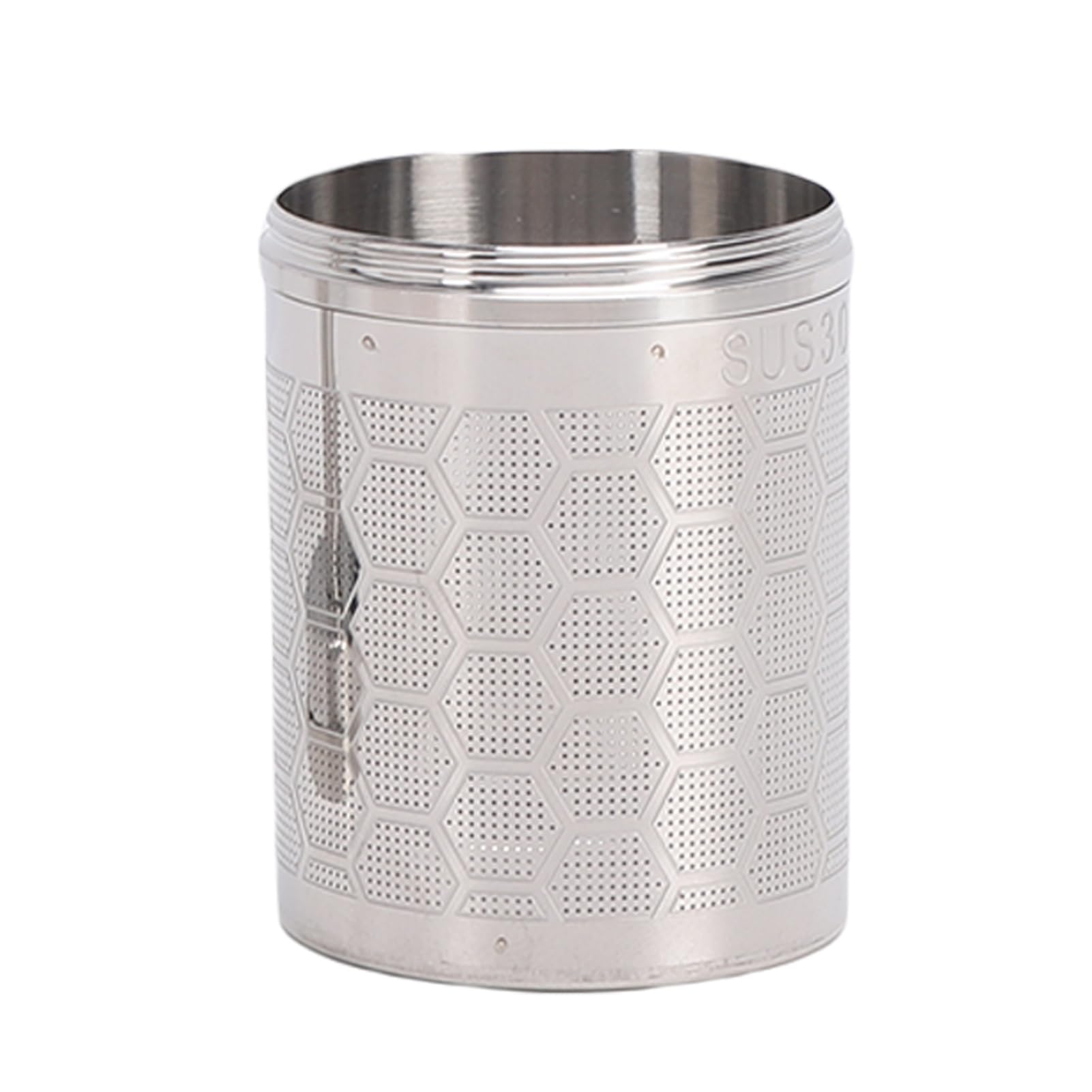 Asixxsix Filtro de café de Prensa de Acero Inoxidable, Varilla de Preparación Accionada por Resorte Patentada para un Sabor Rico, Colador de té de café Reutilizable sin Papel con de
