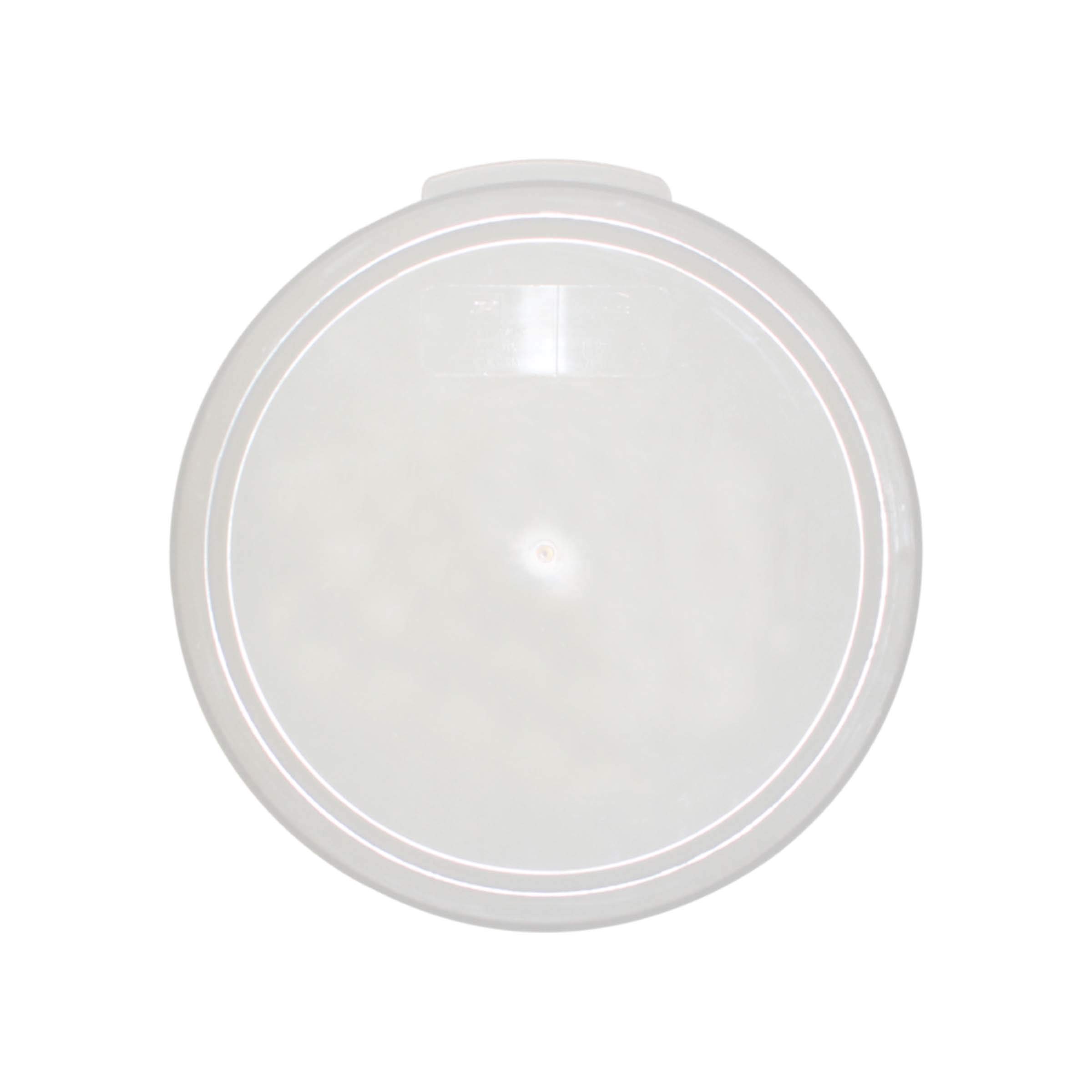 Food Storage Container Cover by Thunder Group – Polypropylene, Transparent, Pack of 12, Model PLRFC0608TL