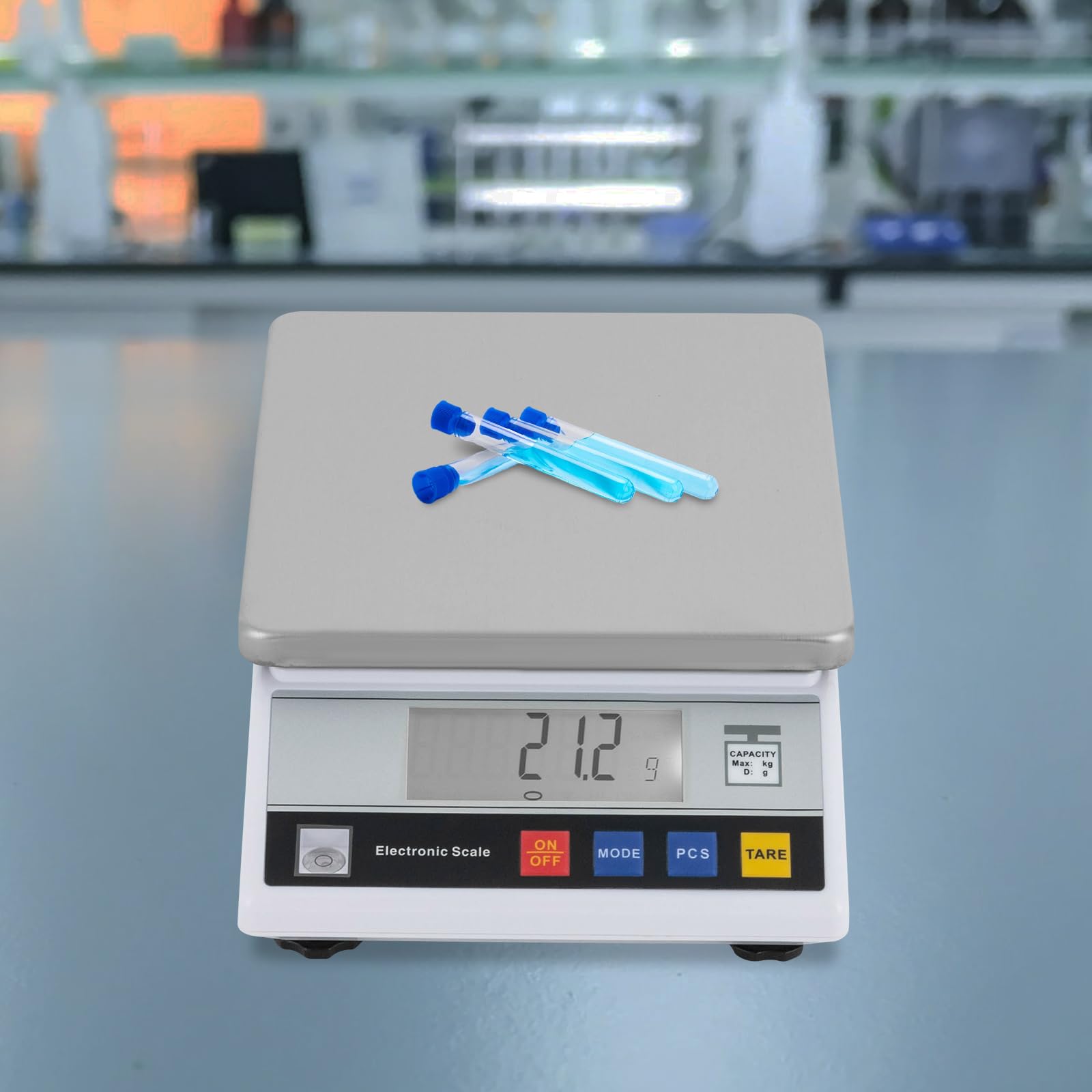 Bilancia da Laboratorio 10kgx0.01g Bilancia Elettronica ad Alta Precisione Bilancia Analitica Digitale di Precisione con Funzioni di Conversione/Conteggio/Tara/Zero