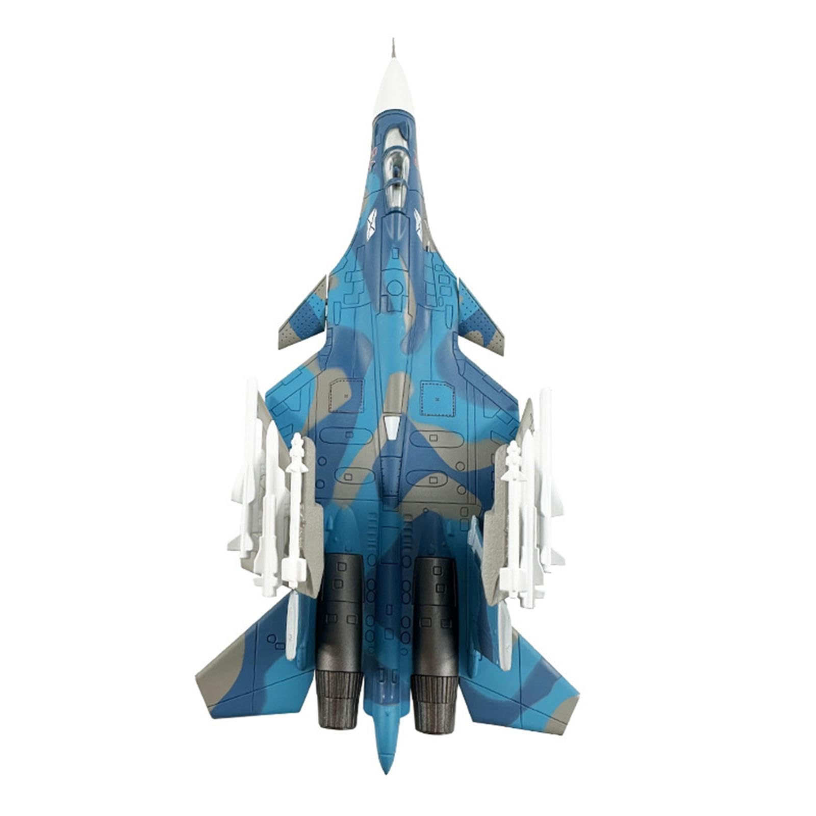 Diecast Alloy Aircraft SU-33 Fighter 1/100 Scala Display Modello da collezione con supporto per la decorazione della stanza Regalo di compleanno Ragazzi