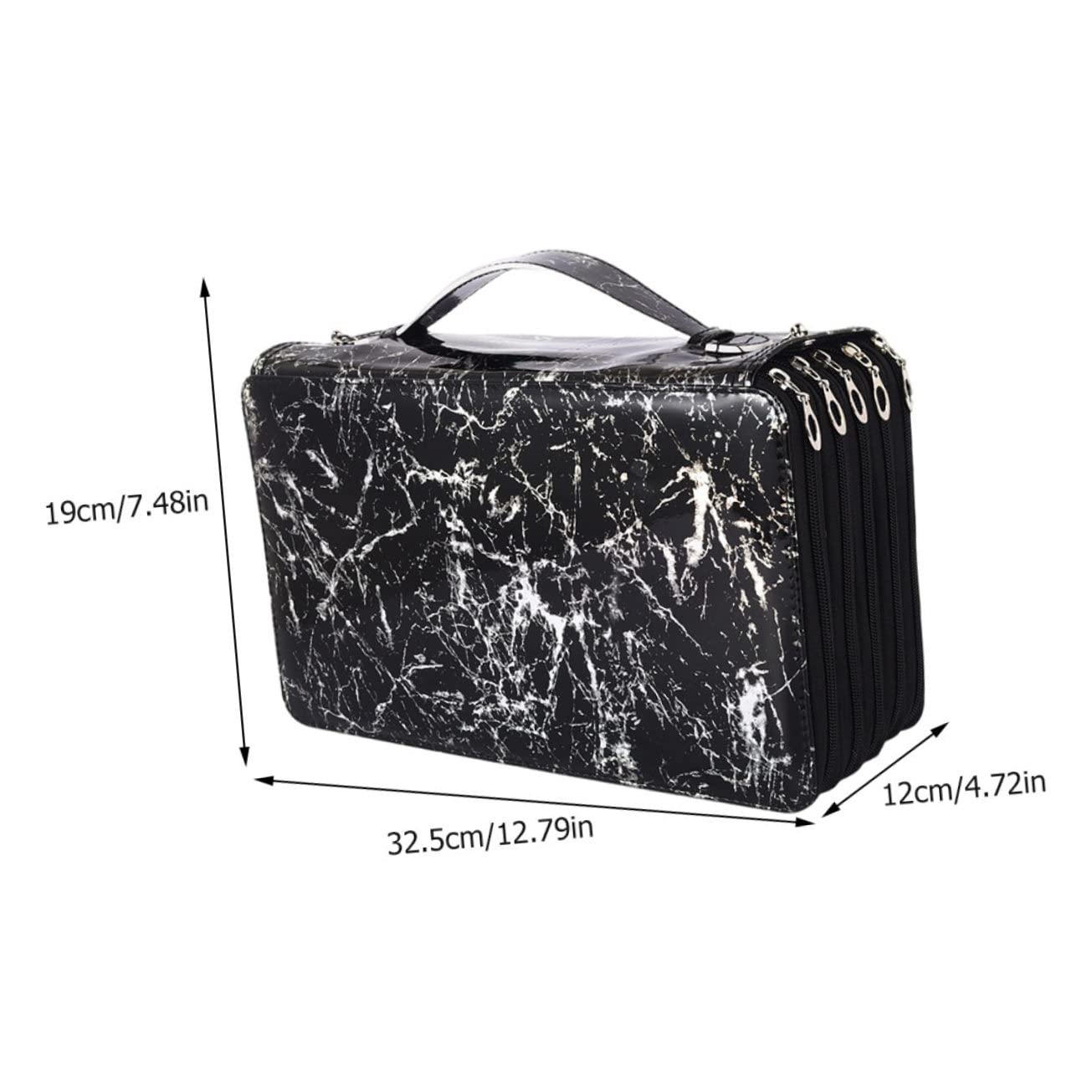 Artibetter Astuccio Porta Matite Multistrato, Grande Capacità, Oxford, Cerniera, Portatile, per Scuola e Organizzazione di Penne e Accessori
