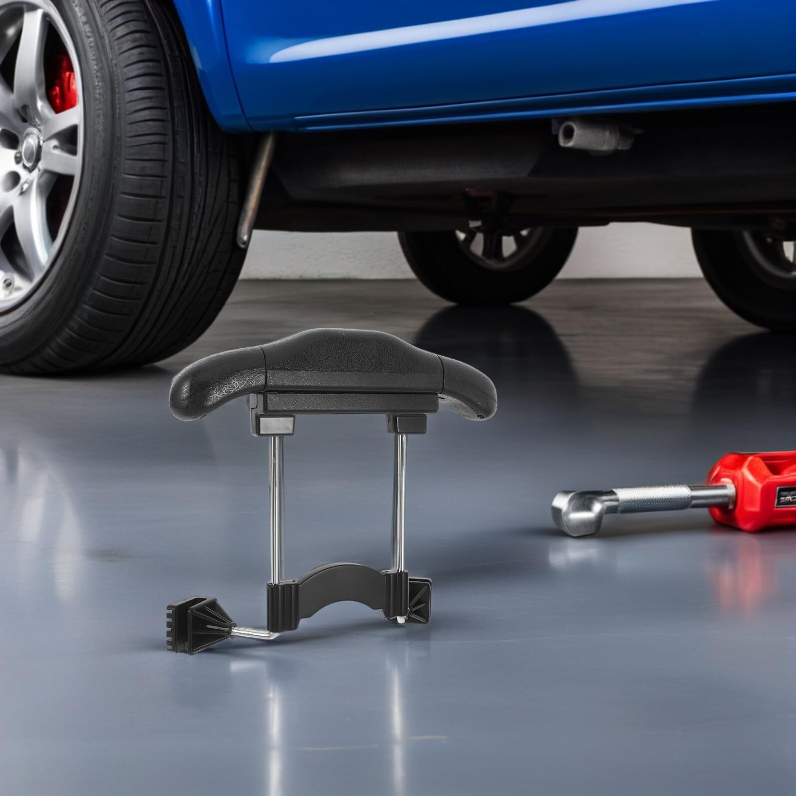 Cabilock Appendiabiti da Sedile per Auto Regolabile in Plastica Nera, Gancio Posteriore per Poggiatesta, Porta Abiti Multifunzione per Camicie e Giacche, per Viaggi e Organizzazione