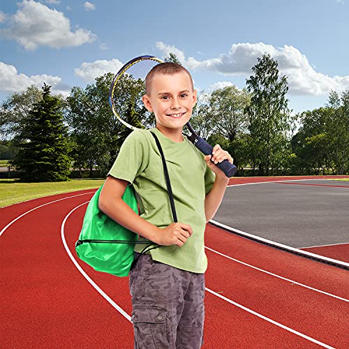 Image of KUUQA 20Pcs Green Drawstring Backpack Bags