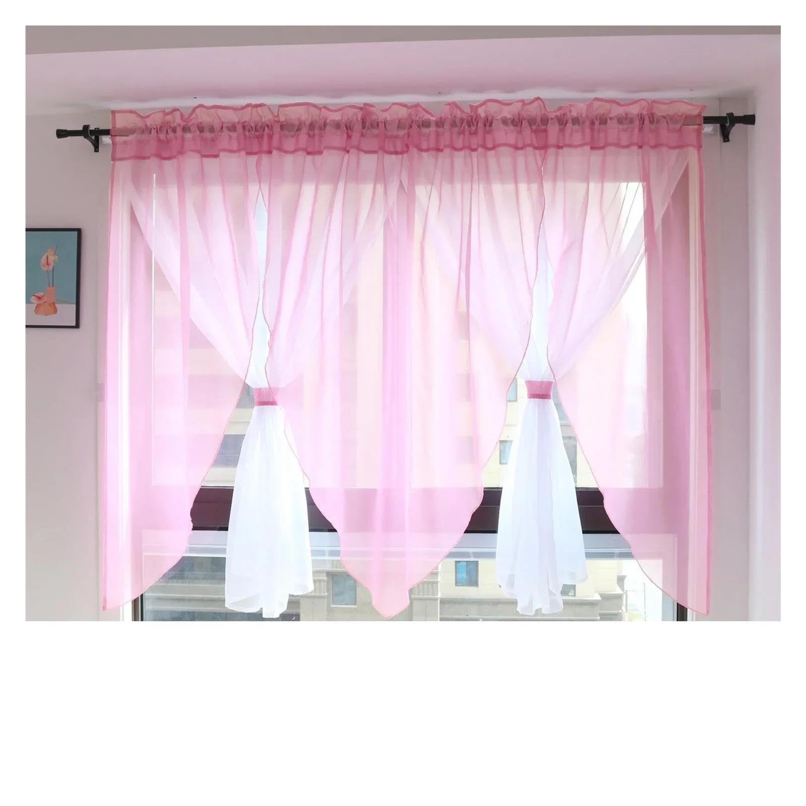 Rideau de Chambre à Coucher Balcon Salon Voile Solide